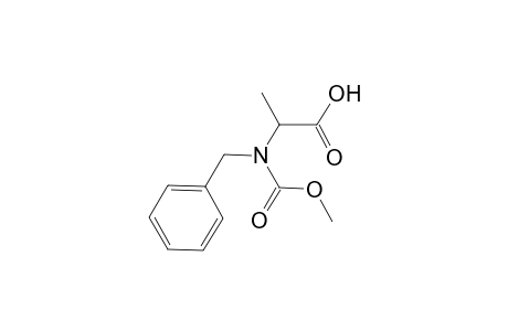 2-[Benzyl(carbomethoxy)amino]propionic acid