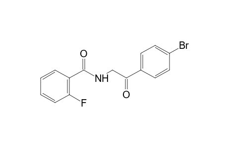 N-(p-bromophenacyl)-o-fluorobenzamide