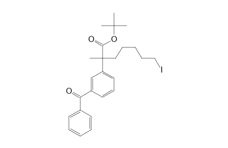 TERT.-BUTYL-2-(3-BENZOYLPHENYL)-7-IODO-2-METHYLHEPTANOATE