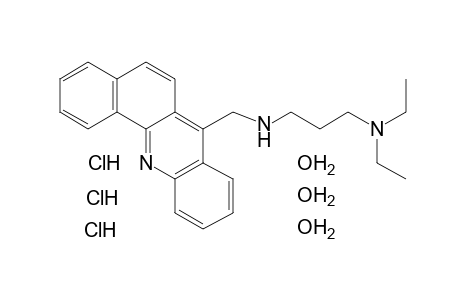 7-{{[3-(DIETHYLAMINO)PROPYL]AMINO}METHYL}BENZ[c]ACRIDINE, TRIHYDROCHLORIDE, TRIHYDRATE