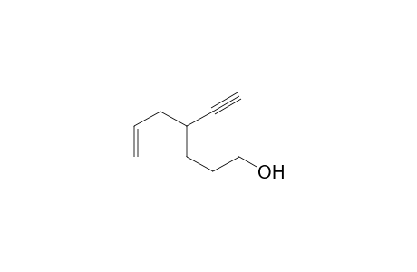 4-Ethynylhept-6-en-1-ol