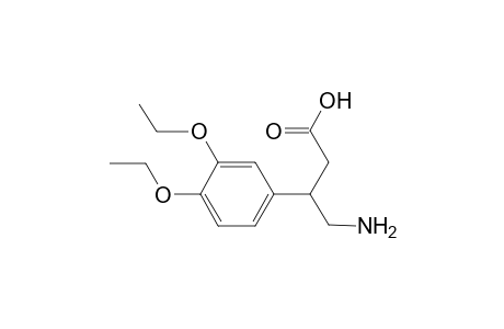 4-Amino-3-(3,4-diethoxyphenyl)butanoic acid