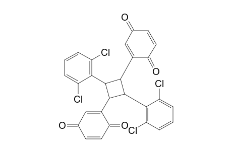 1,3-bis(3',6'-Dioxocyclohexa-1',4'-dienyl)-2,4-bis(2",6"-dichlorophenyl)cyclobutane