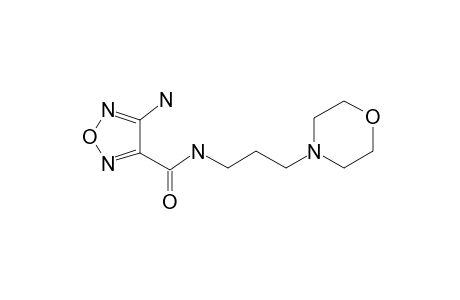 4-Amino-furazan-3-carboxylic acid (3-morpholin-4-yl-propyl)-amide