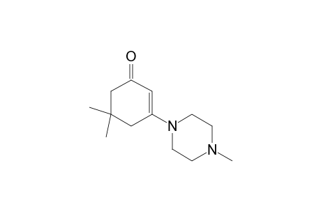 5,5-dimethyl-3-(4-methyl-1-piperazinyl)-2-cyclohexen-1-one