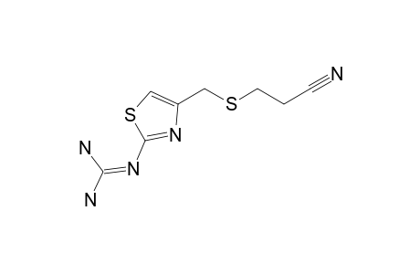 2-[4-(2-Cyanoethylthio)methyl]thiazolyl guanidine