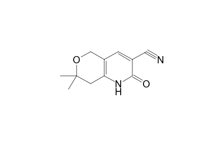 7,7-Dimethyl-2-oxo-1,5,7,8-tetrahydro-2H-pyrano[4,3-b]pyridine-3-carbonitrile