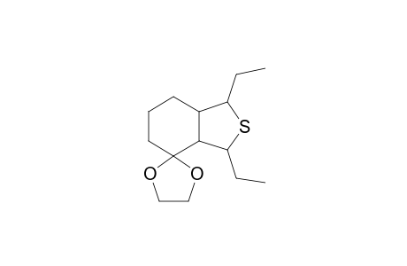 Spiro[benzo[c]thiophene-4(1H),2'-[1,3]dioxolane], 1,3-diethylhexahydro-