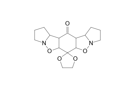 6,6-(Ethylenedioxy)tetradecahydrodipyrrolo[1,2-b:4,5-b'][1,2]benzisoxazol-12-one