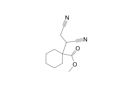 Cyclohexanecarboxylic acid, 1-(1,2-dicyanoethyl)-, methyl ester