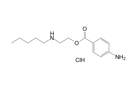 2-(PENTYLAMINO)ETHANOL p-AMINOBENZOATE (ESTER), MONOHYDROCHLORIDE