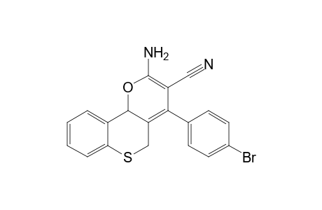 2-Amino-4-(4-bromophenyl)-(5H)-[1]benzothiopyrano[4,3-b]pyrane-3-carbonitrile