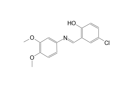 4-(2-Hydroxy-5-chlorobenzylideneamino)veratrole