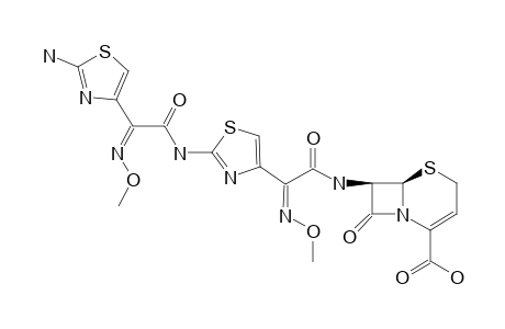 IMPURITY-VI;(6-R,7-R)-7-[(Z)-2-[[(Z)-2-(2-AMINO-4-THIAZOLYL)-2-(METHOXYIMINO)-ACETYL-AMINO]-THIAZOL-4-YL]-2-METHOXYIMINOACETAMIDO]-3-CEPHEM-4-CARBOXYLIC-ACID