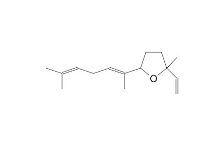 FURAN, 5-(1,5-DIMETHYL-1,4-HEXADIENYL)-2-ETHENYLTETRAHYDRO-2-METHYL-