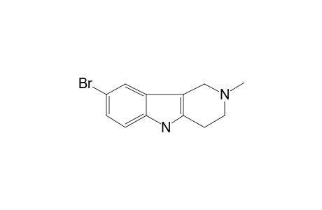 1H-Pyrido(4,3-b)indole, 2,3,4,5-tetrahydro-8-bromo-2-methyl-