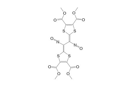 2-[2-(4,5-dicarbomethoxy-1,3-dithiol-2-ylidene)-1,2-dinitroso-ethylidene]-1,3-dithiole-4,5-dicarboxylic acid dimethyl ester