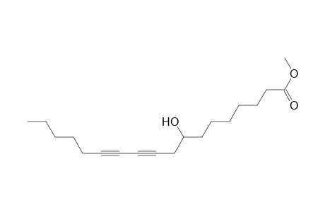8-Hydroxy-octadeca-10,12-diynoic acid, methyl ester
