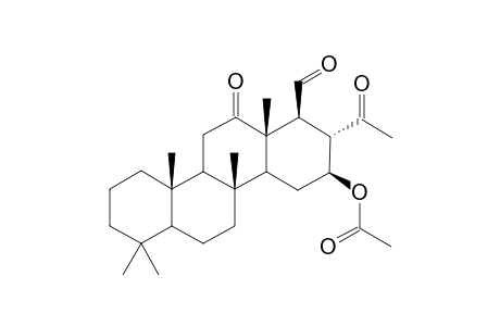 16.beta.-Acetoxy-24-methyl-12,24-dioxosclaran-25-al