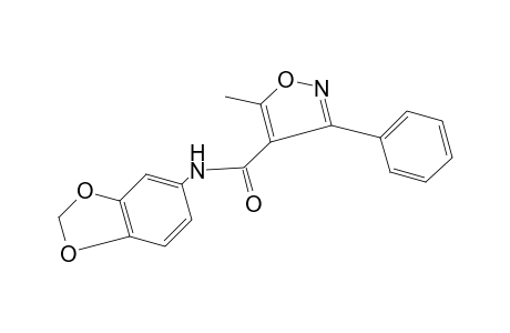 5-methyl-3',4'-(methylenedioxy)-3-phenyl-4-isoxazolecarboxanilide