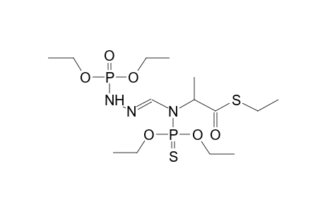 N1-DIETHOXYPHOSPHORYL-N4-DIETHOXYTHIOPHOSPHORYL-N4-[1-(ETHYLTHIOCARBAMOYL)ETHYL]FORMAMIDRAZONE