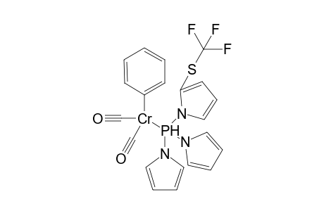 .eta(6).-Benzene-{[2-(trifluoromethylthio)pyrrolyl]dipyrrolylphosphine}-Dicarbonyl Chromium (0)