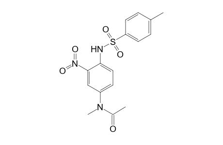 N-Methyl-N-(4-([(4-methylphenyl)sulfonyl]amino)-3-nitrophenyl)acetamide