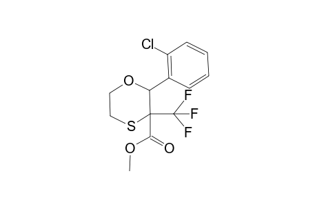 Methyl 2-(2-chlorophenyl)-3-(trifluoromethyl)-1,4-oxathiane-3-carboxylate