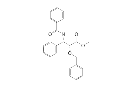 (2R,3S)-3-benzamido-2-benzoxy-3-phenyl-propionic acid methyl ester