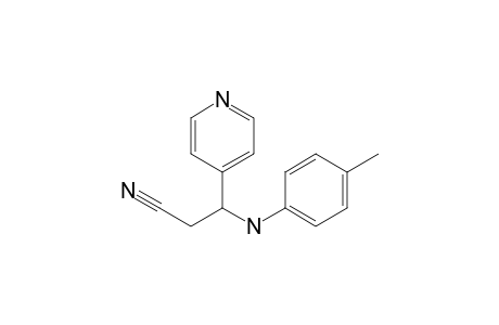 3-(4'-Methylanilino)-3-(4"-pyridyl)propionitrile