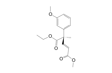 Methyl (R)-(-)-4-methoxycarbonyl-2-(m-methoxyphenyl)-4-methyl-2-butenoate