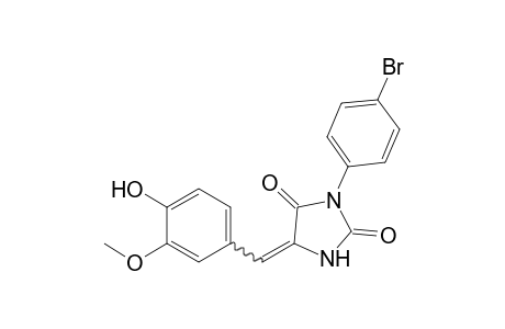 3-(p-bromophenyl)-5-vanillylidenehydantoin