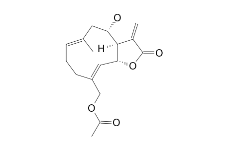 15-ACETOXY-8-ALPHA-HYDROXY-COSTUNOLIDE;15-ACETOXY-8-ALPHA-HYDROXY-GERMACRA-1(10),4,11(13)-TRIEN-6-ALPHA,12-OLIDE