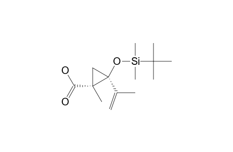 TRANS-2-TERT.-BUTYLDIMETHYLSILOXY-CIS-2-ISOPROPENYL-1-METHYL-R-1-CYCLOPROPANECARBOXYLIC_ACID