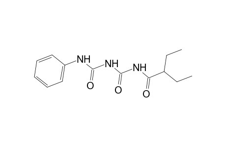 2-ethyl-N-(phenylcarbamoylcarbamoyl)butyramide