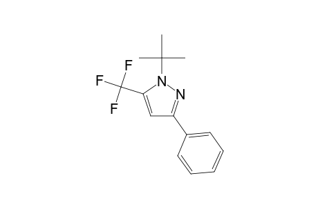 1-(1,1-Dimethylethyl)-3-phenyl-5-trifluoromethyl-1H-pyrazole