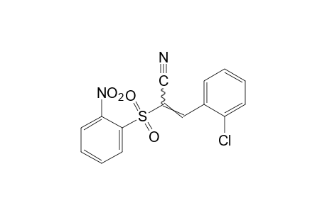 o-chloro-alpha-[(o-nitrophenyl)sulfonyl]cinnamonitrile
