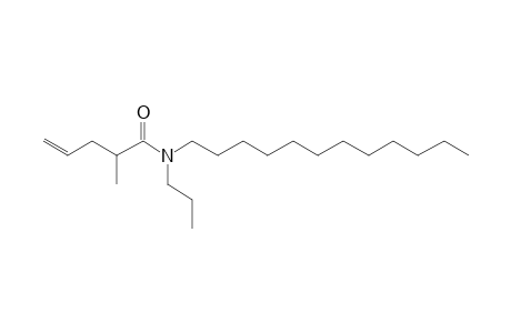 Pent-4-enoylamide, 2-methyl-N-propyl-N-dodecyl-