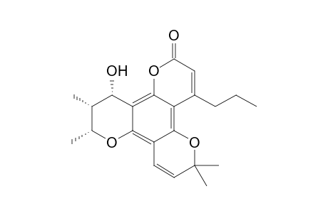 (+-)-Calanolide C