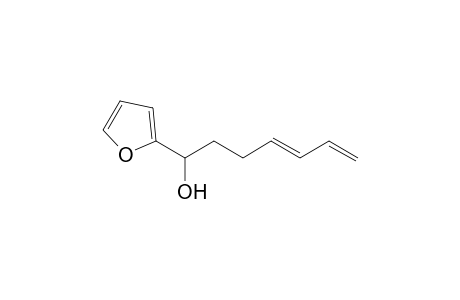 1-(2'-Furyl|)hepta-4,6-dien-1-ol