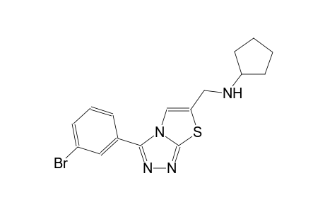 N-{[3-(3-bromophenyl)[1,3]thiazolo[2,3-c][1,2,4]triazol-6-yl]methyl}cyclopentanamine