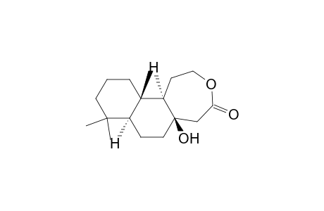 Naphth[1,2-d]oxepin-4(2H)-one, dodecahydro-5a-hydroxy-8,8,11a-trimethyl-, [5aR-(5a.alpha.,7a.beta.,11a.alpha.,11b.beta.)]-