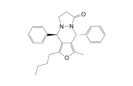 (4R,10R)-3-methyl-4,10-diphenyl-1-butyl-7,8-dihydro-4H,6H,10H-furo[3,4-d]pyrazolo[1,2-a]pyridazin-6-one