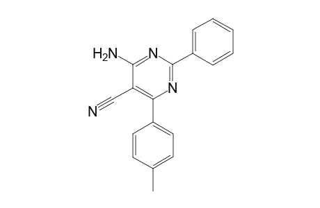 4-Amino-6-(4-methylphenyl)-2-phenyl-5-pyrimidinecarbonitrile