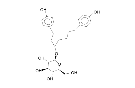 (3R)-1,7-BIS-(4-HYDROXYPHENYL)-3-HEPTANOL-3-O-BETA-D-GLUCOPYRANOSIDE