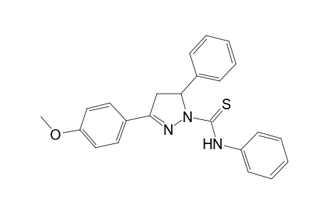 3-(4-Methoxyphenyl)-N,5-diphenyl-2-pyrazoline-1-carbothioamide