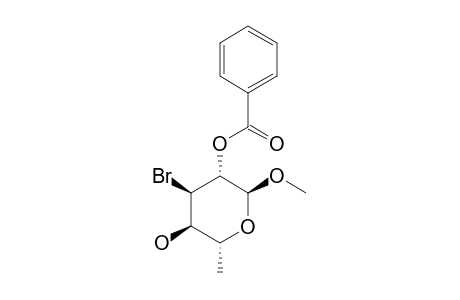 METHYL-2-O-BENZOYL-3-BROMO-3,6-DIDEOXY-ALPHA-L-ALTRO-HEXOPYRANOSIDE
