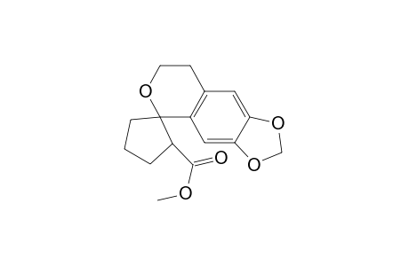 1'-spiro[7,8-dihydro-[1,3]dioxolo[4,5-g][2]benzopyran-5,2'-cyclopentane]carboxylic acid methyl ester