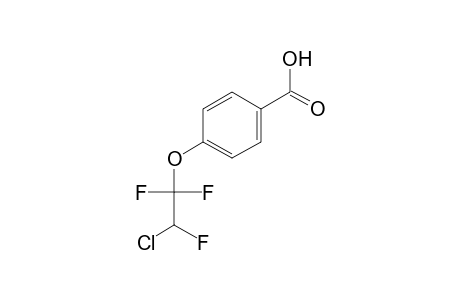 p-(2-chloro-1,1,2-trifluoroethoxy)benzoic acid