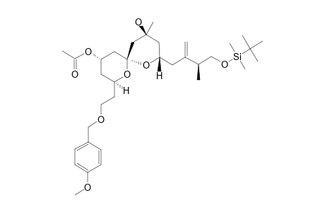 (2S,4S,6R,8S,10S,3'R)-ACETIC-ACID-8-[4-(TERT.-BUTYLDIMETHYLSILANYLOXY)-3-METHYL-2-METHYLENEBUTYL]-10-HYDROXY-2-[2-(PARA-METHOXYBENZYLOXY)-ETHYL]-10-METHYL-1,7-